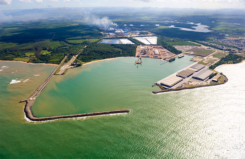 Portocel, operação onde roda uma das balanças mais recentes com o sistema moderno da GVD.